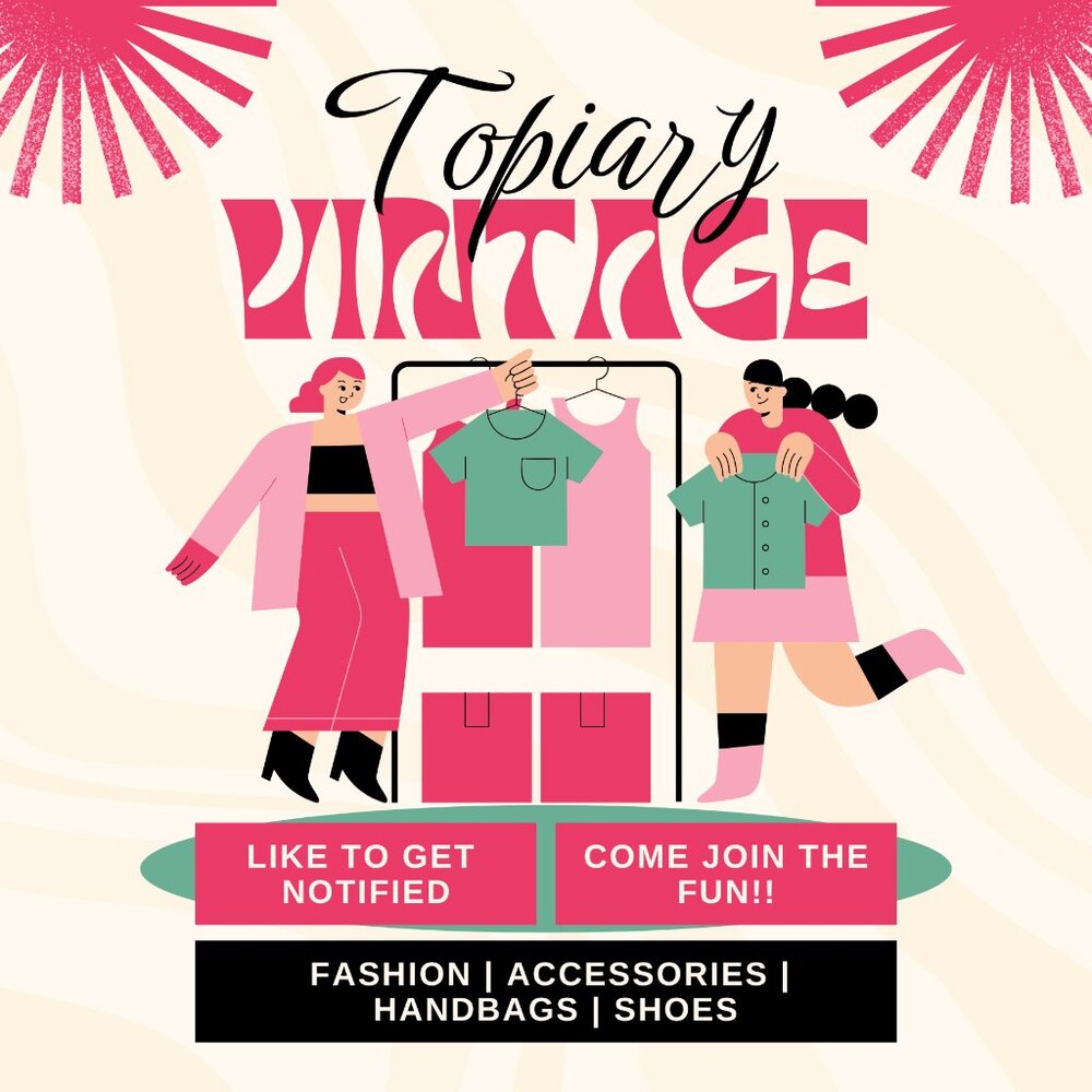 -💕@topiary vintage is live💕